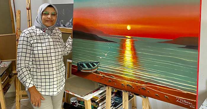 Art et IA : regards croisés d’artistes marocains sur une révolution créative 3 Portrait de Naima Zmarrou