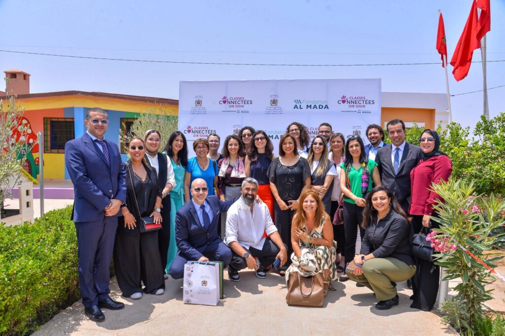 Fondation Al Mada : lancement à Fqih Bensalah de la 2ᵉ phase du programme «Classes Connectées Dir iddik» 3 AlMada dir iddik 4