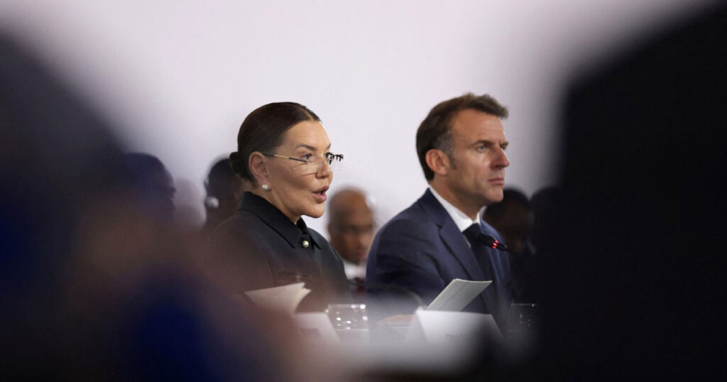 Lalla Hasnaa, émissaire royale à Nice : images et moments forts de l’UNOC 2025 7 Lalla Hasna Macron