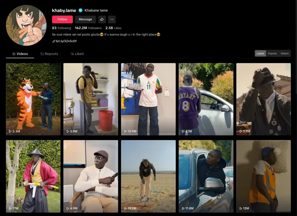 Khaby Lame, l’influenceur qui fait rire le monde, expulsé par l’Amérique qui ne plaisante plus 1 khaby lame https www tiktok