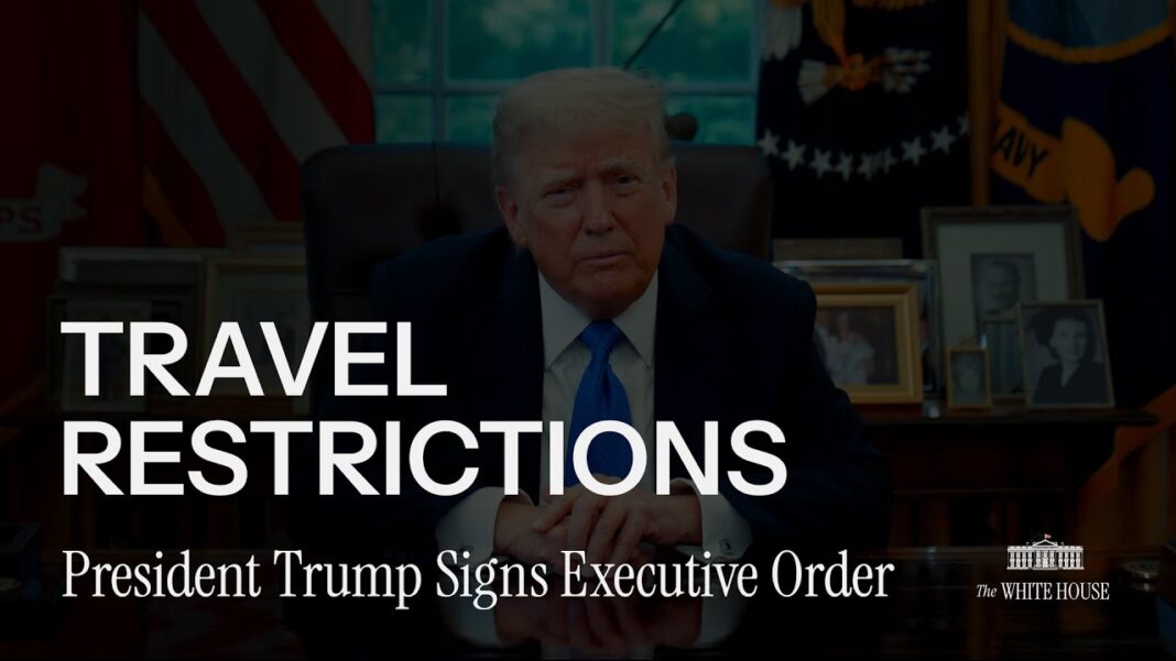 Trump réactive l’interdiction de voyager pour 12 pays, restrictions partielles pour 7 autres