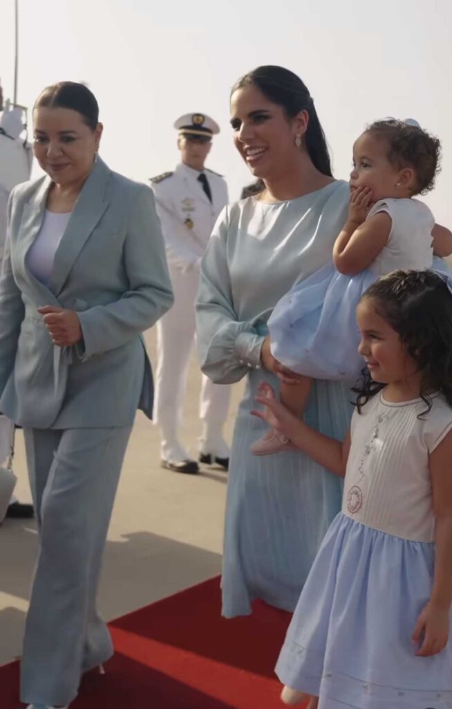 princesse lalla asmaa accueille presidente premiere dame bukele