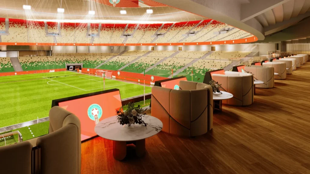 SAR le Prince Héritier Moulay El Hassan inaugure le stade «Prince Moulay Abdellah» reconstruit 2 Stade MY Abdallah