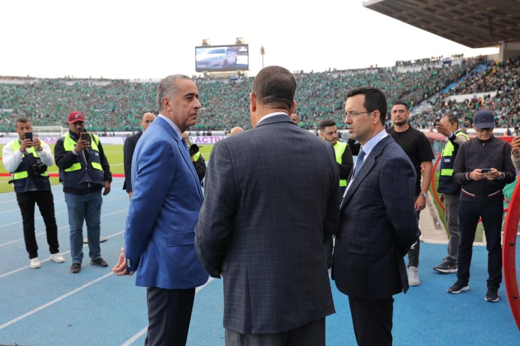Abdellatif Hammouchi inspecte le dispositif de sécurité du derby casablancais 1 Hammouchi Derby 2