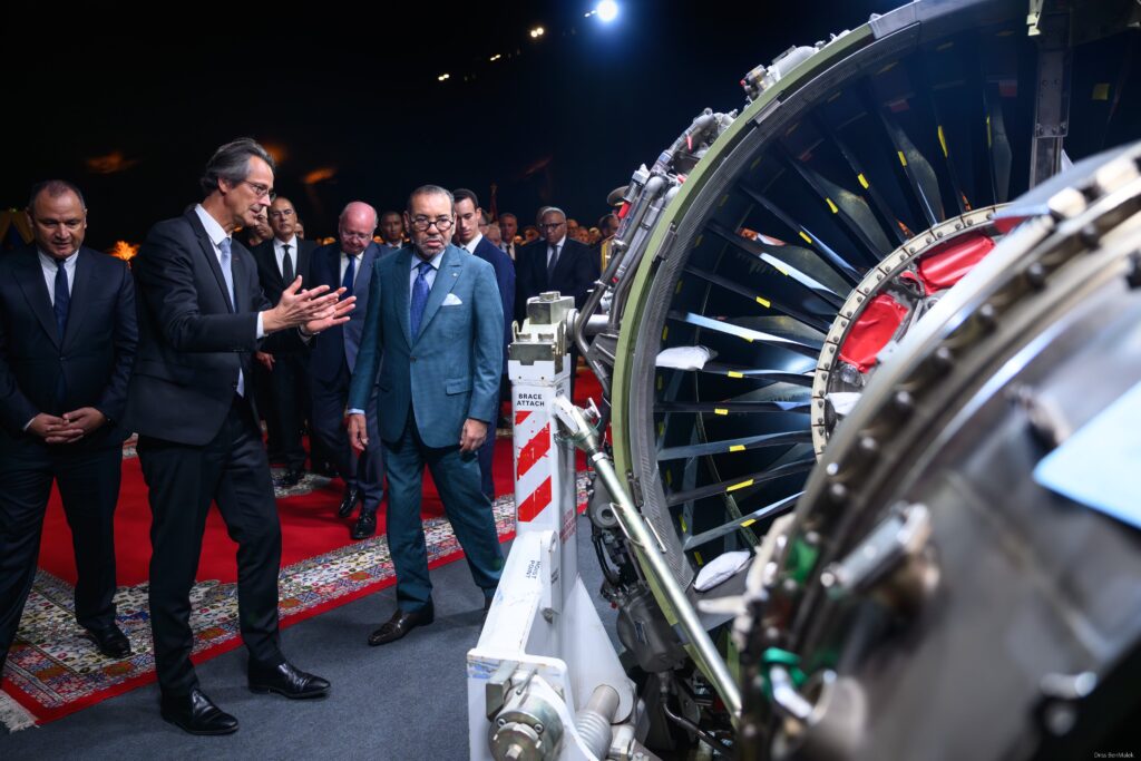Mohammed VI lance le complexe « moteurs d’avions » de Safran, 2e site LEAP-1A au monde 2 M6 Safran Nouacer 2