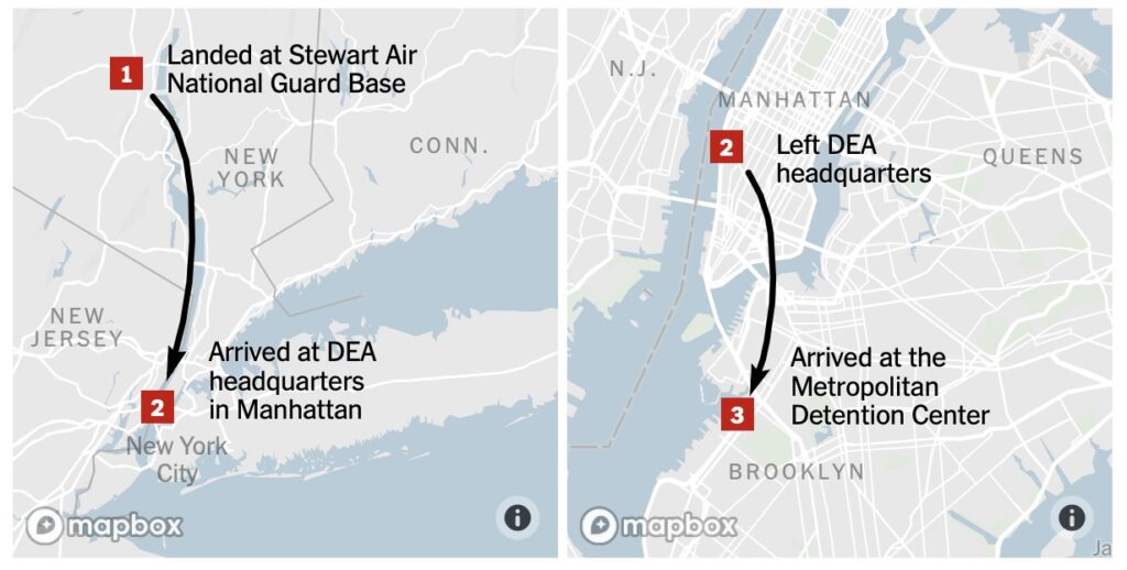 Cartes, vidéos et photos : comment la capture de Maduro s’est déroulée 5 Maduro 6