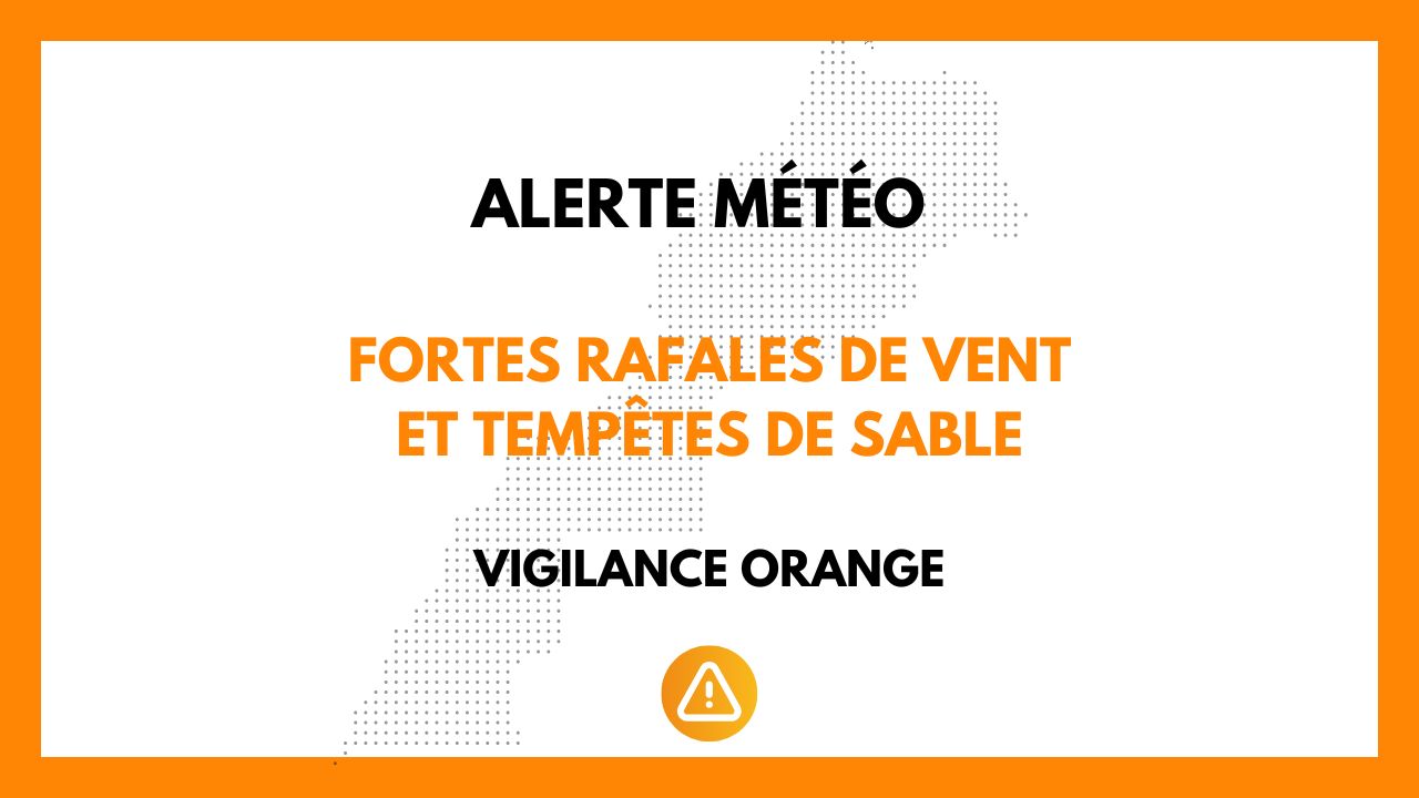 alerte meteo Orange