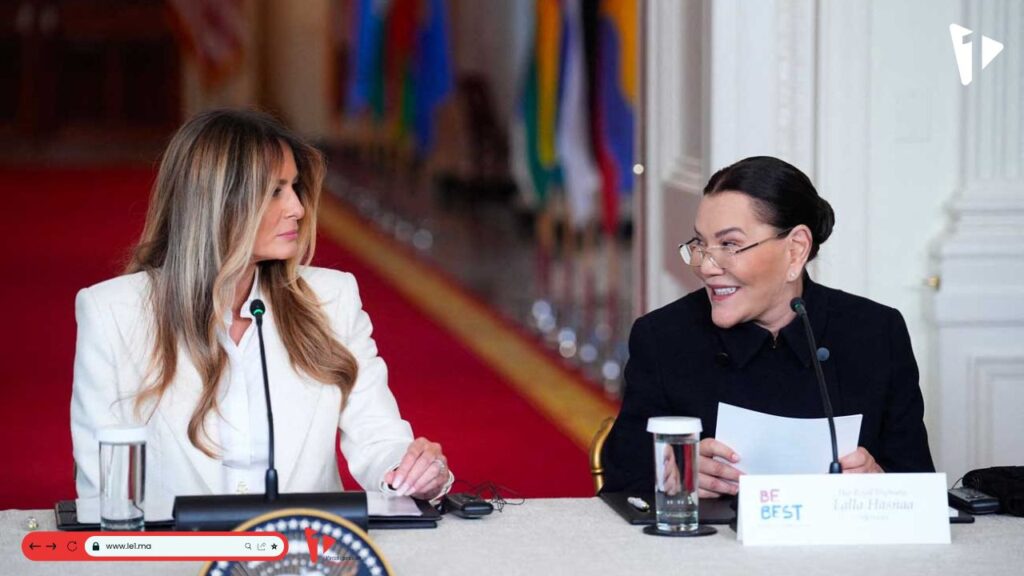 Retour en images de la participation de SAR la Princesse Lalla Hasnaa au sommet de la Maison Blanche 4 Lalla Hasnaa Melania Trump 10 2