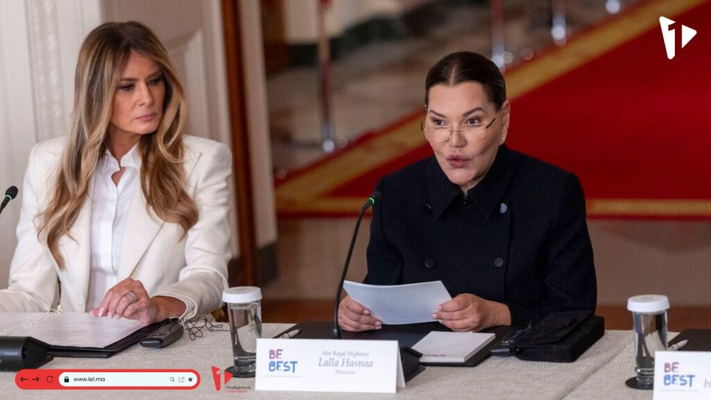 Retour en images de la participation de SAR la Princesse Lalla Hasnaa au sommet de la Maison Blanche 2 Lalla Hasnaa Melania Trump 12 1
