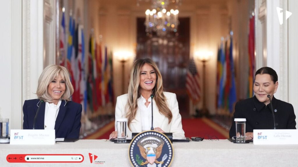 Retour en images de la participation de SAR la Princesse Lalla Hasnaa au sommet de la Maison Blanche 13 Lalla Hasnaa Melania Trump 2 1