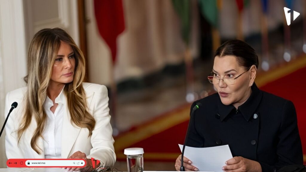 Retour en images de la participation de SAR la Princesse Lalla Hasnaa au sommet de la Maison Blanche 5 Lalla Hasnaa Melania Trump 4 1