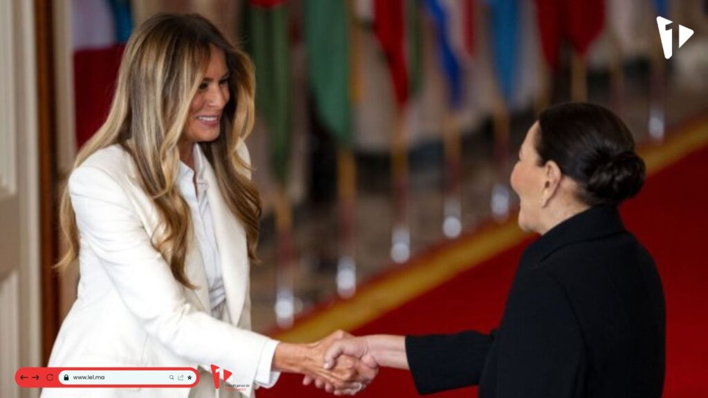 Lalla Hasnaa Melania Trump 6