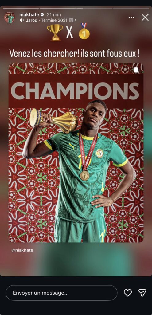 CAN 2025 : Déchu de son titre, le Sénégal exhibe le trophée au Stade de France en défi au verdict de la CAF 3 Venez les chercher