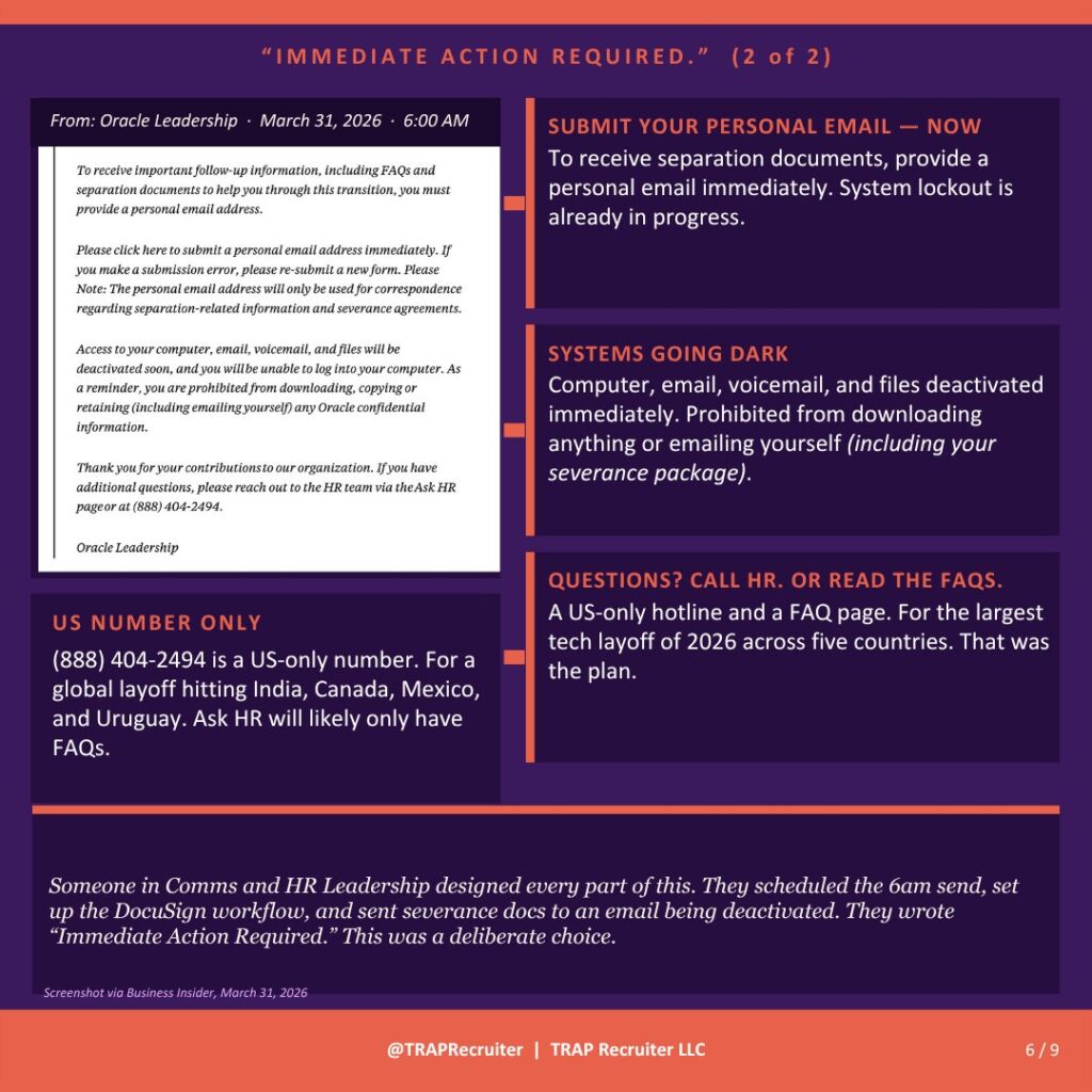 Oracle supprime jusqu’à 30 000 postes pour accélérer son virage vers l’intelligence artificielle 3 Oracle Layoffs 2