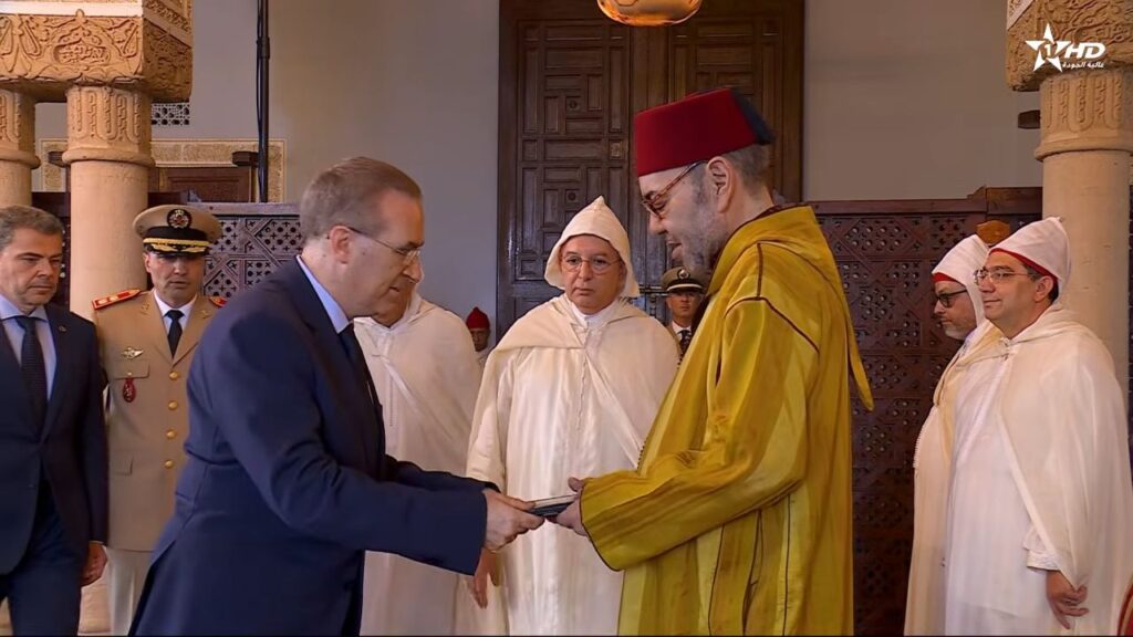 Le Roi Mohammed VI reçoit le nouvel ambassadeur français Philippe Lalliot aux côtés de ses homologues américain et européen et neuf autres ambassadeurs 3 Mohammed VI Dimiter Tzantchev