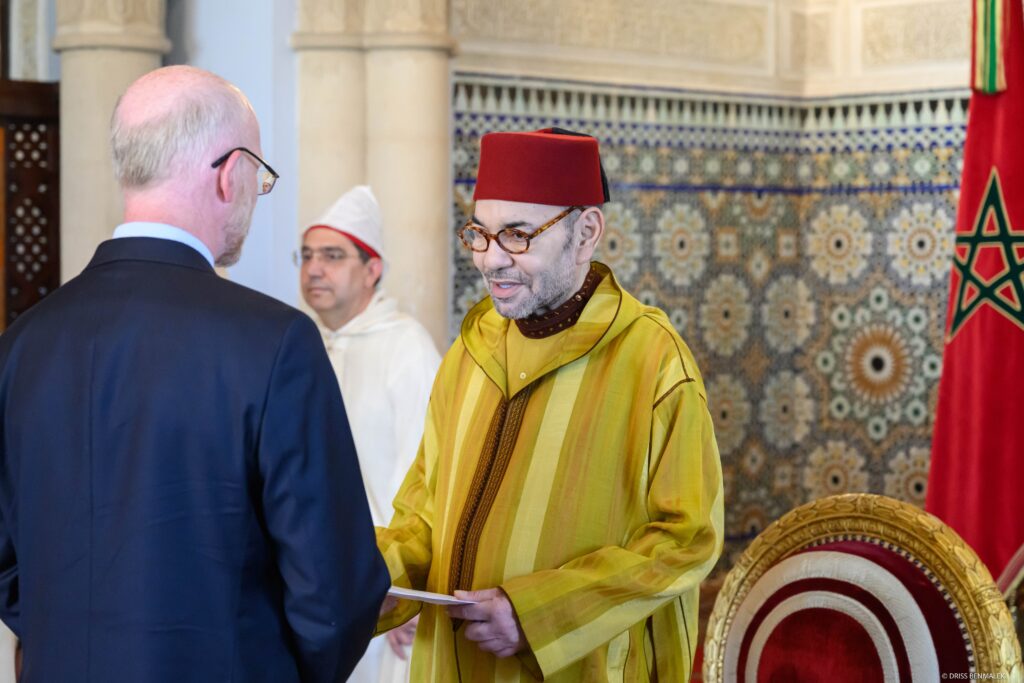 Le Roi Mohammed VI reçoit le nouvel ambassadeur français Philippe Lalliot aux côtés de ses homologues américain et européen et neuf autres ambassadeurs 10 Mohammed VI Helge Andreas Seland