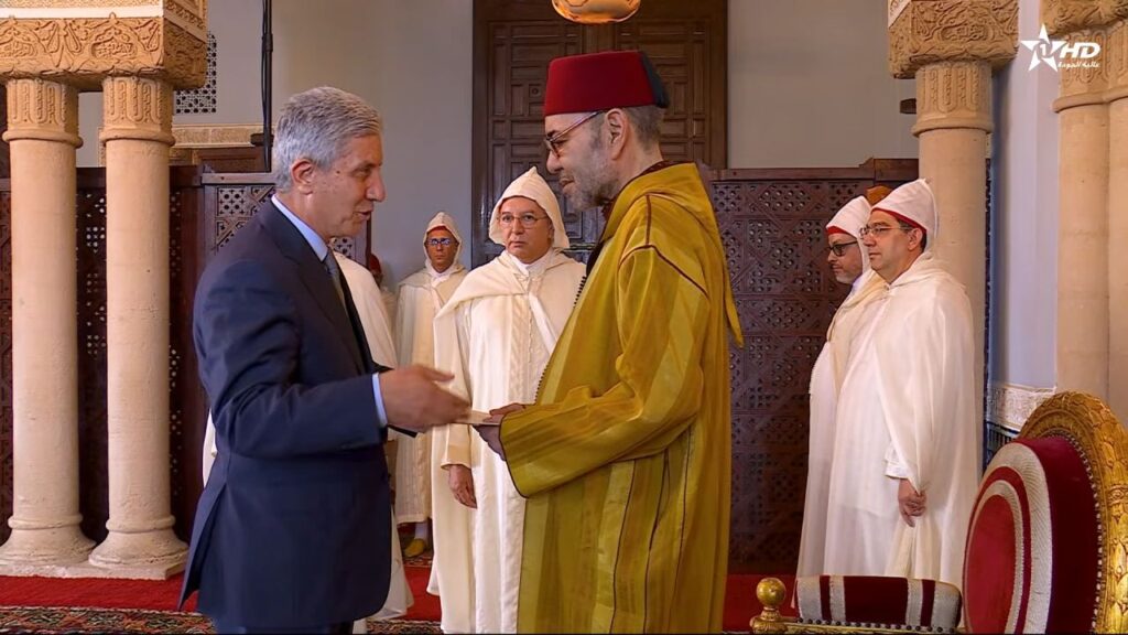 Le Roi Mohammed VI reçoit le nouvel ambassadeur français Philippe Lalliot aux côtés de ses homologues américain et européen et neuf autres ambassadeurs 9 Mohammed VI M. Ali Daher