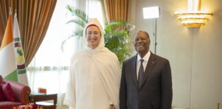 Côte d’Ivoire : Othmane El Ferdaous présente ses lettres de créance au Président Alassane Ouattara