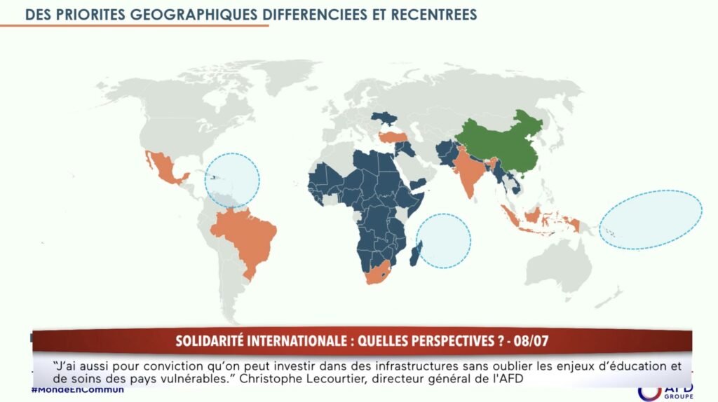 Lecourtier veut une AFD plus stratégique, plus influente et plus rentable pour la France 1 AFD SENAT MAP scaled e1784397430331