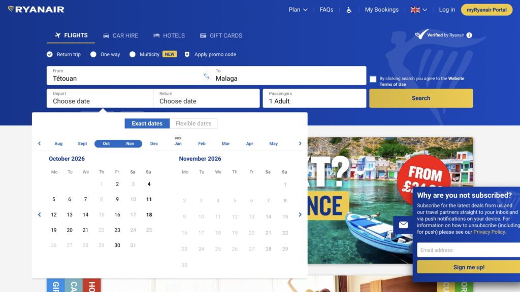 Ryanair programme