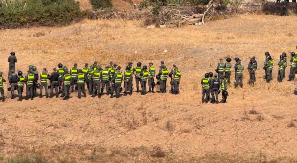 Ceuta : 300 migrants signalés, 148 interceptés et 61 personnes arrêtées 1 Sebta 1508 1
