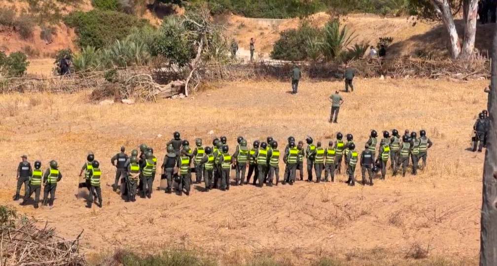 Ceuta : 300 migrants signalés, 148 interceptés et 61 personnes arrêtées 2 Sebta 1508 2