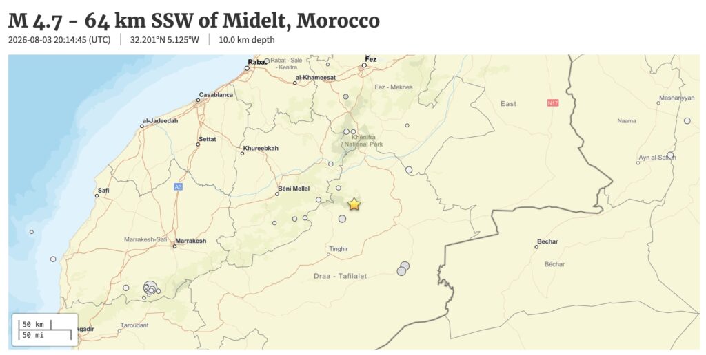 Seisme Midelt