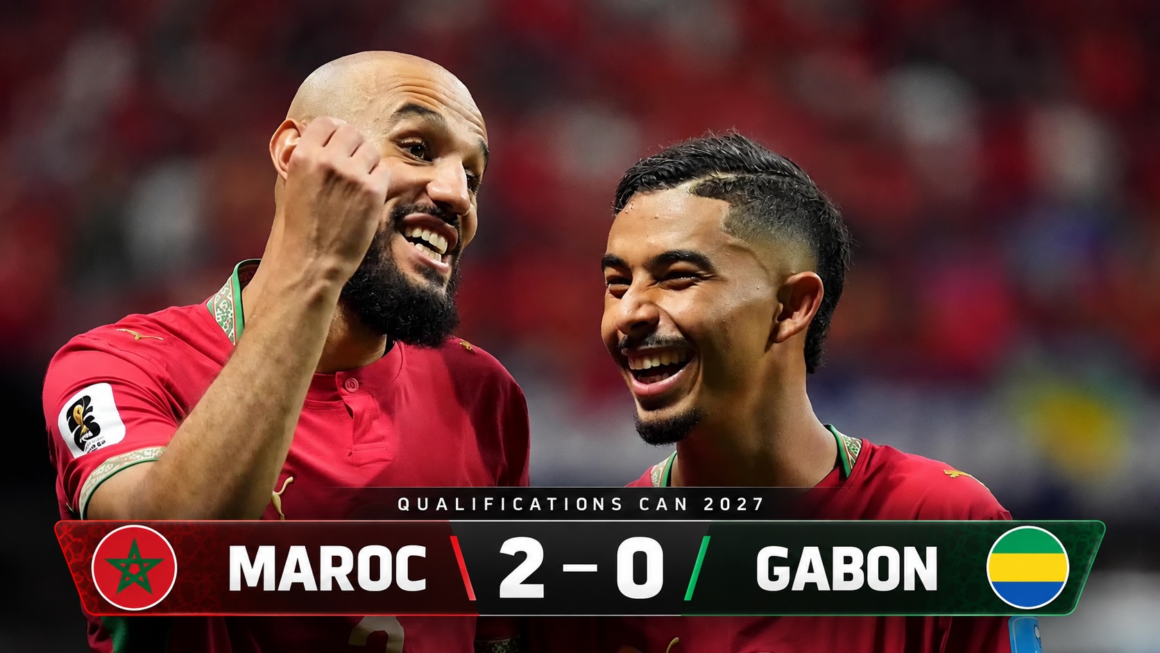 can 2027 15 CAN 2027 : le Maroc démarre par une victoire face au Gabon