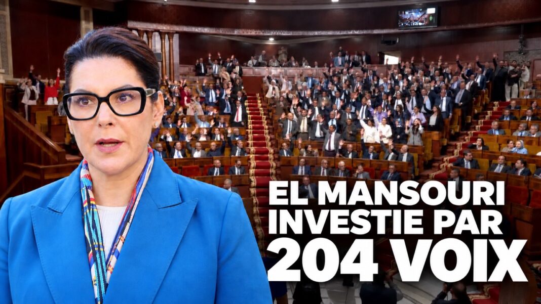 La Chambre des représentants accorde sa confiance à El Mansouri et l’investit par 204 voix La Chambre des représentants accorde sa confiance à El Mansouri et l’investit par 204 voix