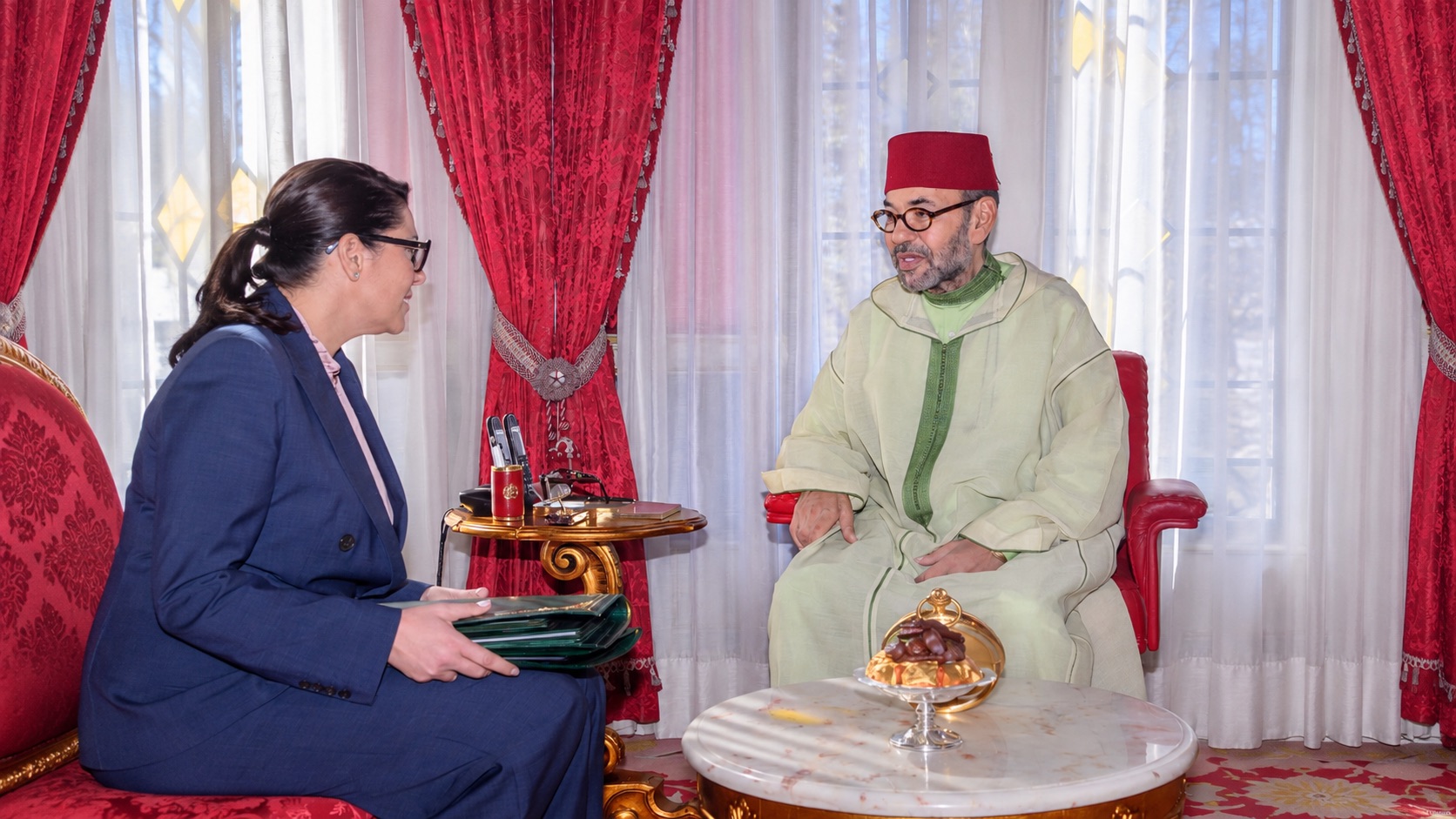 mohammed vi 19 Le Roi Mohammed VI reçoit Fatima Ezzahra El Mansouri et appelle à une mobilisation générale pour la prochaine étape