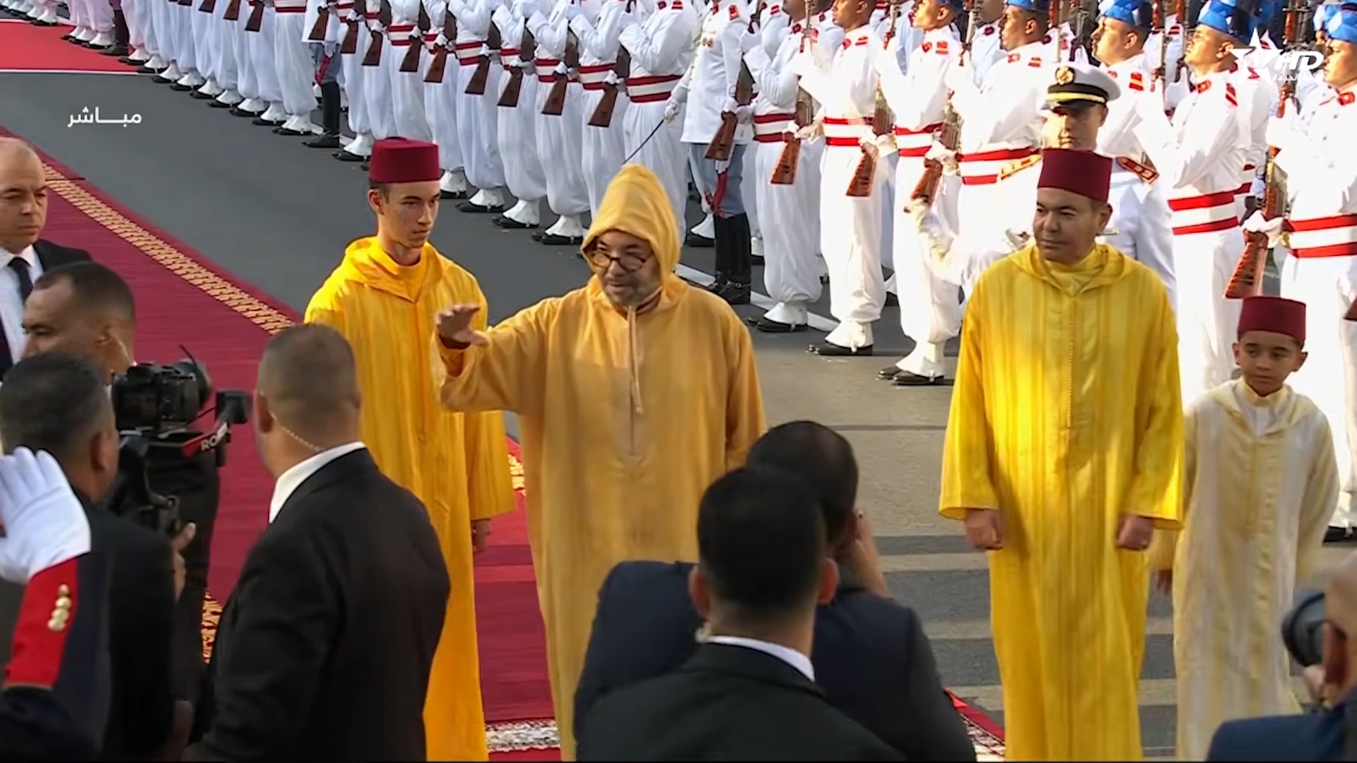 Ouverture de la 12e Législature : Mohammed VI reçoit Ould Errachid et Baitas et préside une réception au Parlement