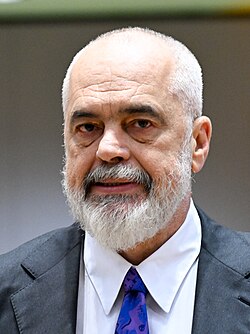 board peace edi rama portrait