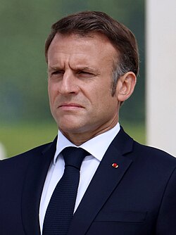 board peace emmanuel macron portrait