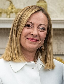 board peace giorgia meloni portrait
