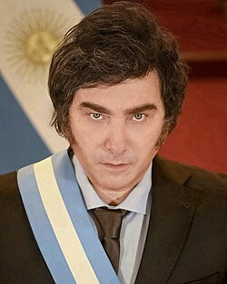 board peace javier milei portrait