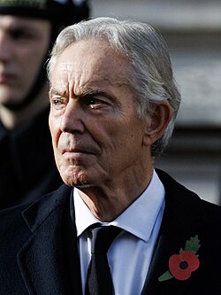 board peace tony blair portrait