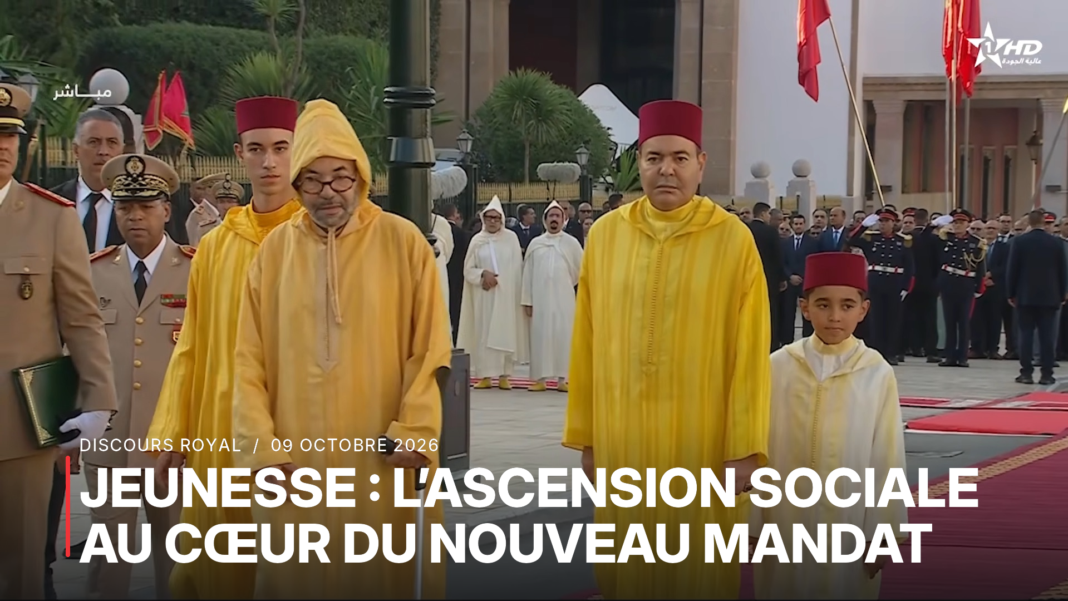 Mohammed VI place la jeunesse, l’ascension sociale et la confiance dans les institutions au cœur du nouveau mandat Mohammed VI met l’emploi, la jeunesse et l’ascension sociale au cœur des politiques publiques.